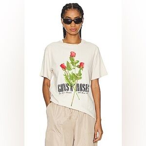 Oversized Guns N’ Roses Cream Tee